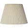 Springcrest Kaya Off-White Linen Knife Pleat Lamp Shade 9x14.5x10 (Spider)