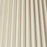 2_Springcrest Kaya Off-White Linen Knife Pleat Lamp Shade 9x14.5x10 (Spider) more views
