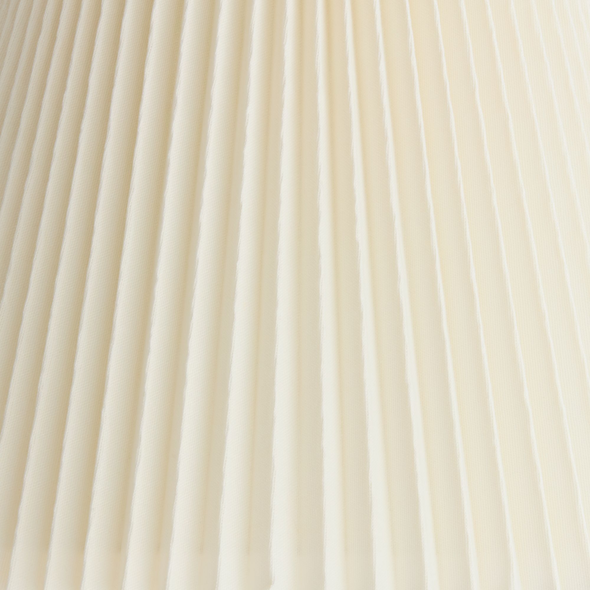Springcrest Kaya Off-White Linen Knife Pleat Lamp Shade 9x14.5x10 (Spider)