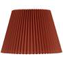 1_Springcrest Kaya Rust Brown Wide Pleated Lamp Shade 9x14.5x10 (Spider)