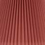 2_Springcrest Kaya Rust Brown Wide Pleated Lamp Shade 9x14.5x10 (Spider) more views