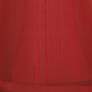 5_Springcrest Keely Red Dupioni Mini Bell Lamp Shade 3x6x5 (Clip-On) more views
