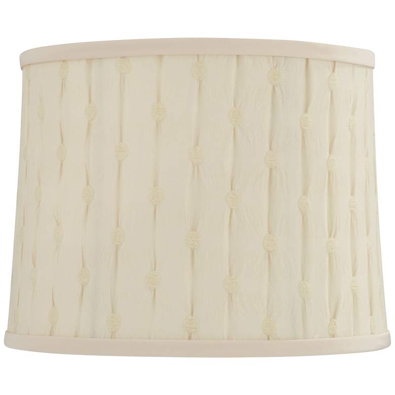 Image 1 Springcrest Kensing Beige Softback Drum Lamp Shade 12x13x10 (Spider)