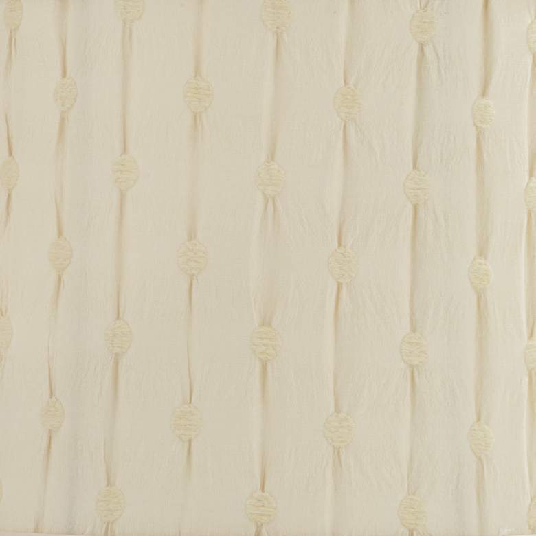 Image 2 Springcrest Kensing Beige Softback Drum Lamp Shade 12x13x10 (Spider) more views