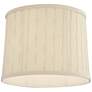 3_Springcrest Kensing Beige Softback Drum Lamp Shade 12x13x10 (Spider) more views