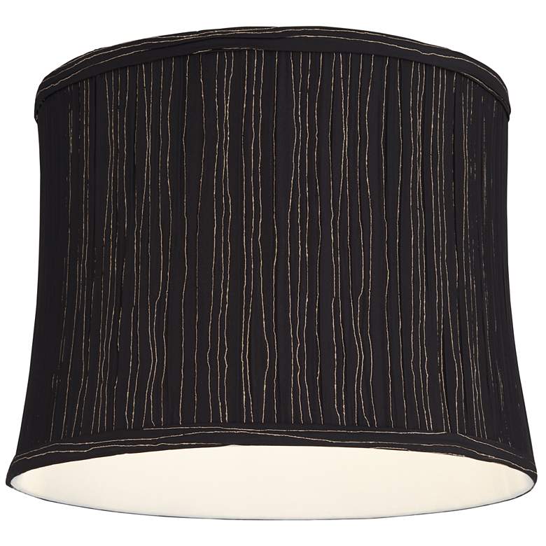 Image 3 Springcrest Kensing Gold and Black Softback Drum Shade 12x13x10 (Spider) more views