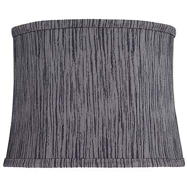 Springcrest Kensing Gray Softback Drum Lamp Shade 12x13x10 (Spider)