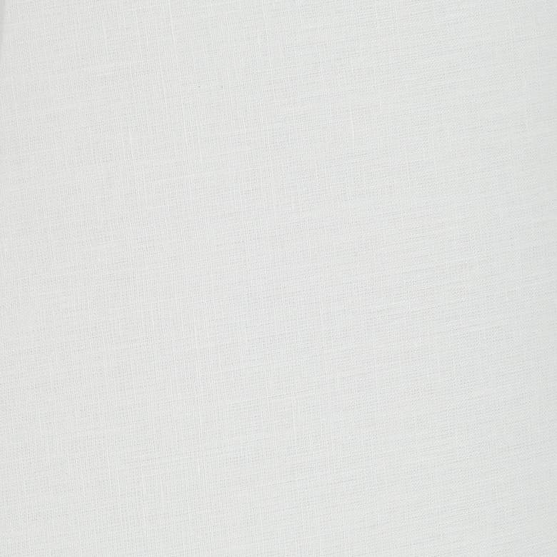 Image 2 Springcrest Kipp White Modified Oval Lamp Shade 10/12.5x11/15x10 (Spider) more views