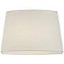 4_Springcrest Kipp White Modified Oval Lamp Shade 10/12.5x11/15x10 (Spider) more views