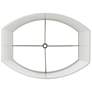 5_Springcrest Kipp White Modified Oval Lamp Shade 10/12.5x11/15x10 (Spider) more views