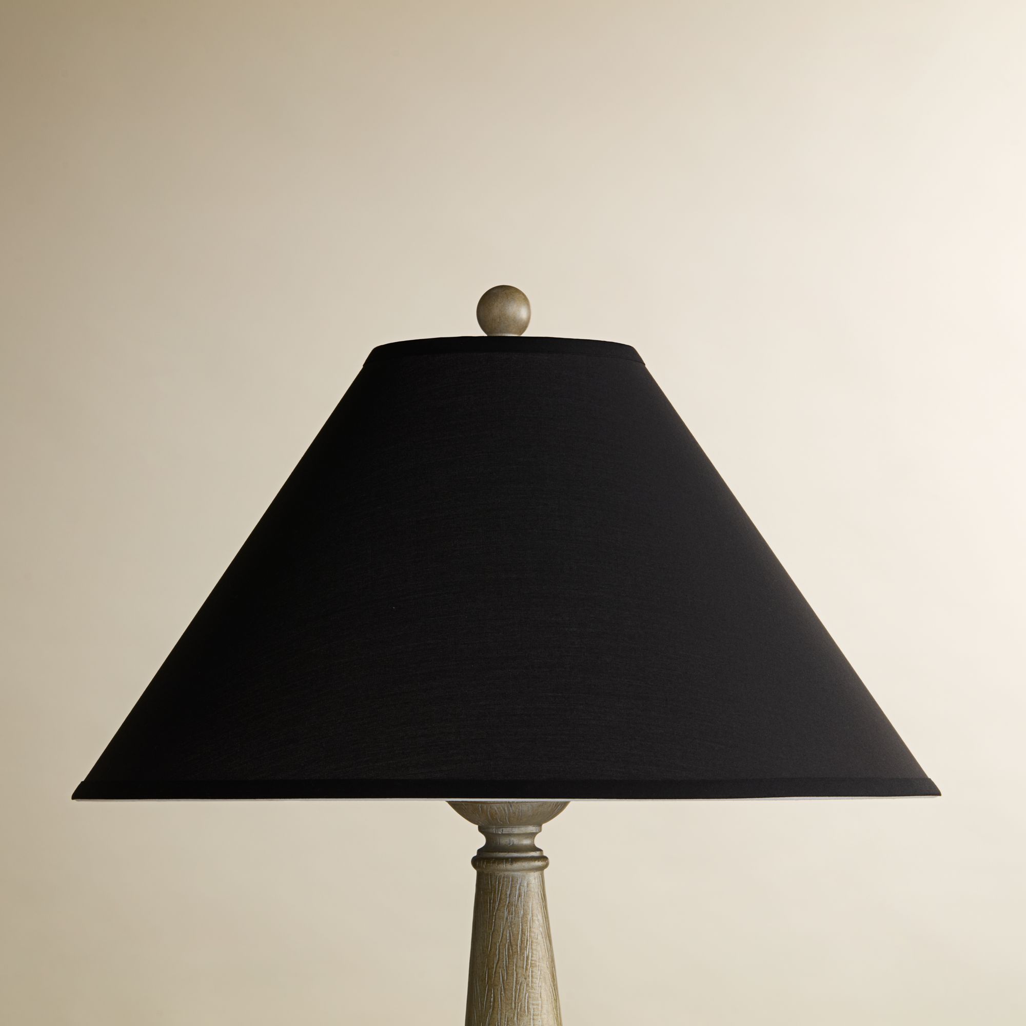 Image 2 Springcrest Laine Black Chimney Empire Lamp Shade 5.5x19x12 (Spider) more views