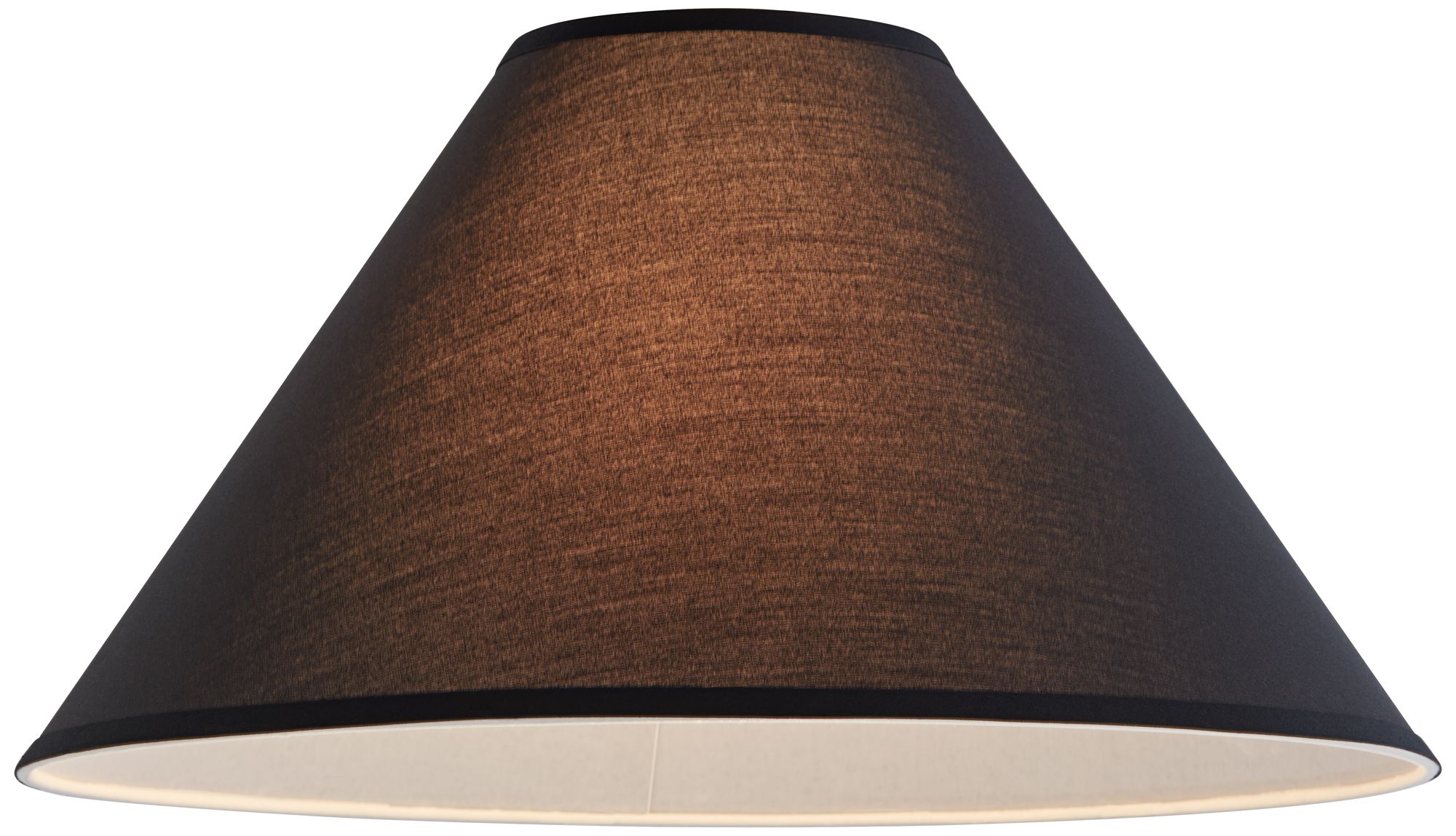 Image 6 Springcrest Laine Black Chimney Empire Lamp Shade 5.5x19x12 (Spider) more views