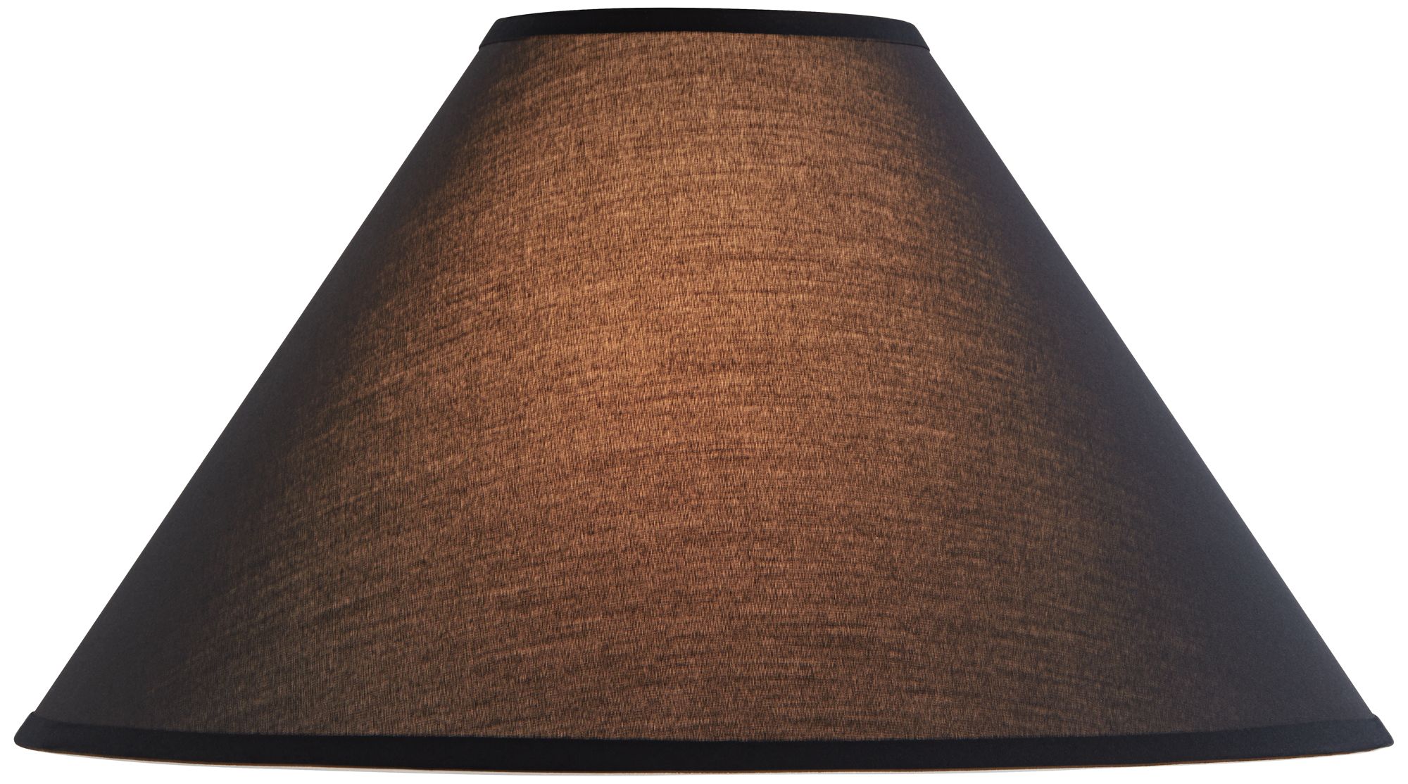 Springcrest Laine Black Chimney Empire Lamp Shade 5.5x19x12 (Spider)