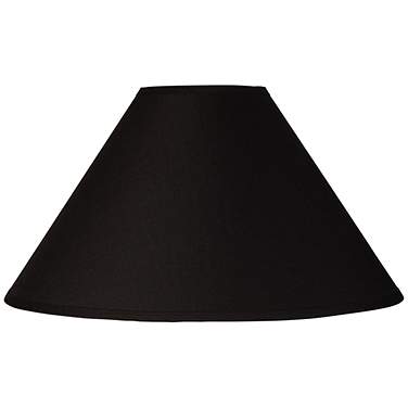 Springcrest Laine Black Chimney Empire Lamp Shade 6x19x12 (Spider)
