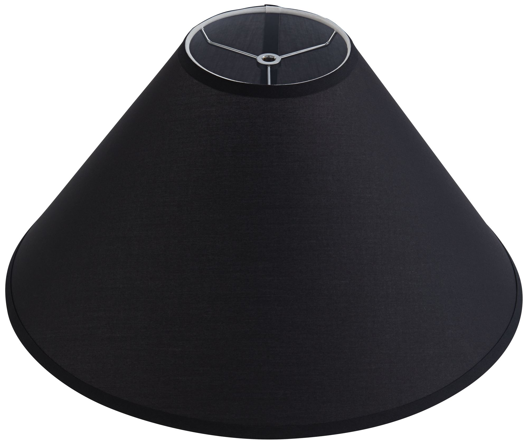Springcrest Laine Black Chimney Empire Lamp Shade 6x19x12 (Spider)