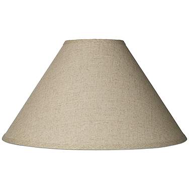 Springcrest Laine Fine Burlap Empire Shade 6x19x12 (Spider)