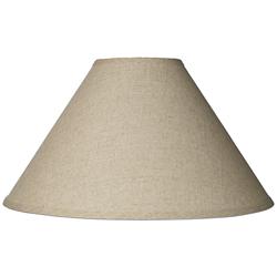 Springcrest Laine Fine Burlap Empire Shade 6x19x12 (Spider)