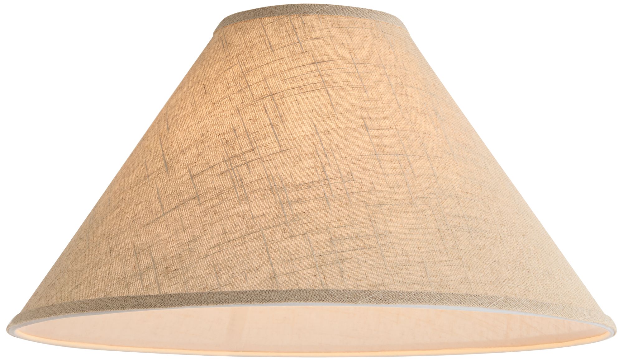 Springcrest Laine Fine Burlap Empire Shade 6x19x12 (Spider)