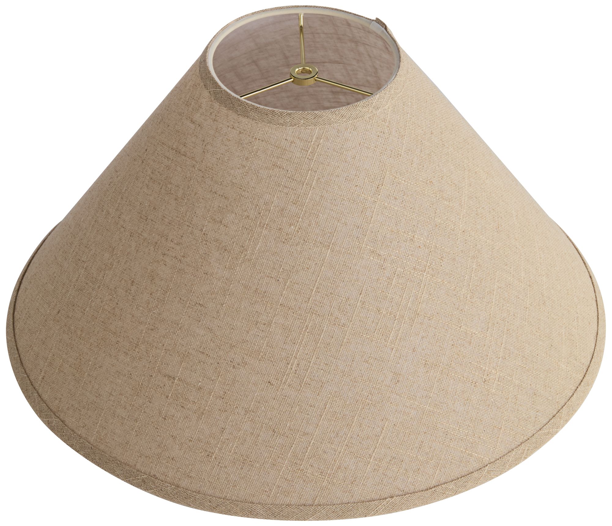Springcrest Laine Fine Burlap Empire Shade 6x19x12 (Spider)