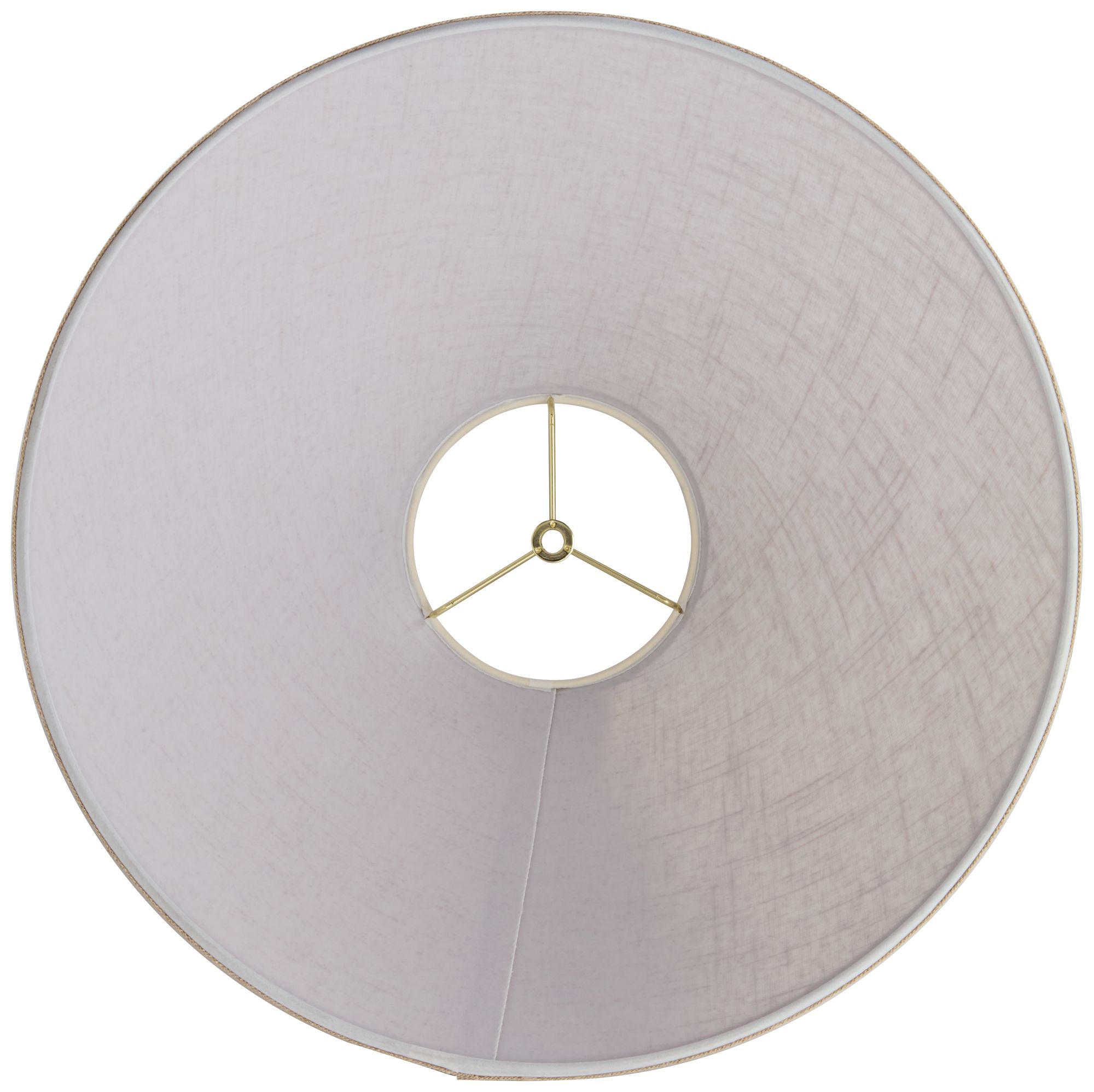 Springcrest Laine Fine Burlap Empire Shade 6x19x12 (Spider)
