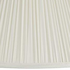 Image2 of Springcrest Lidia Off-White Mushroom Pleated Empire Shade 7x16x12 (Spider) more views
