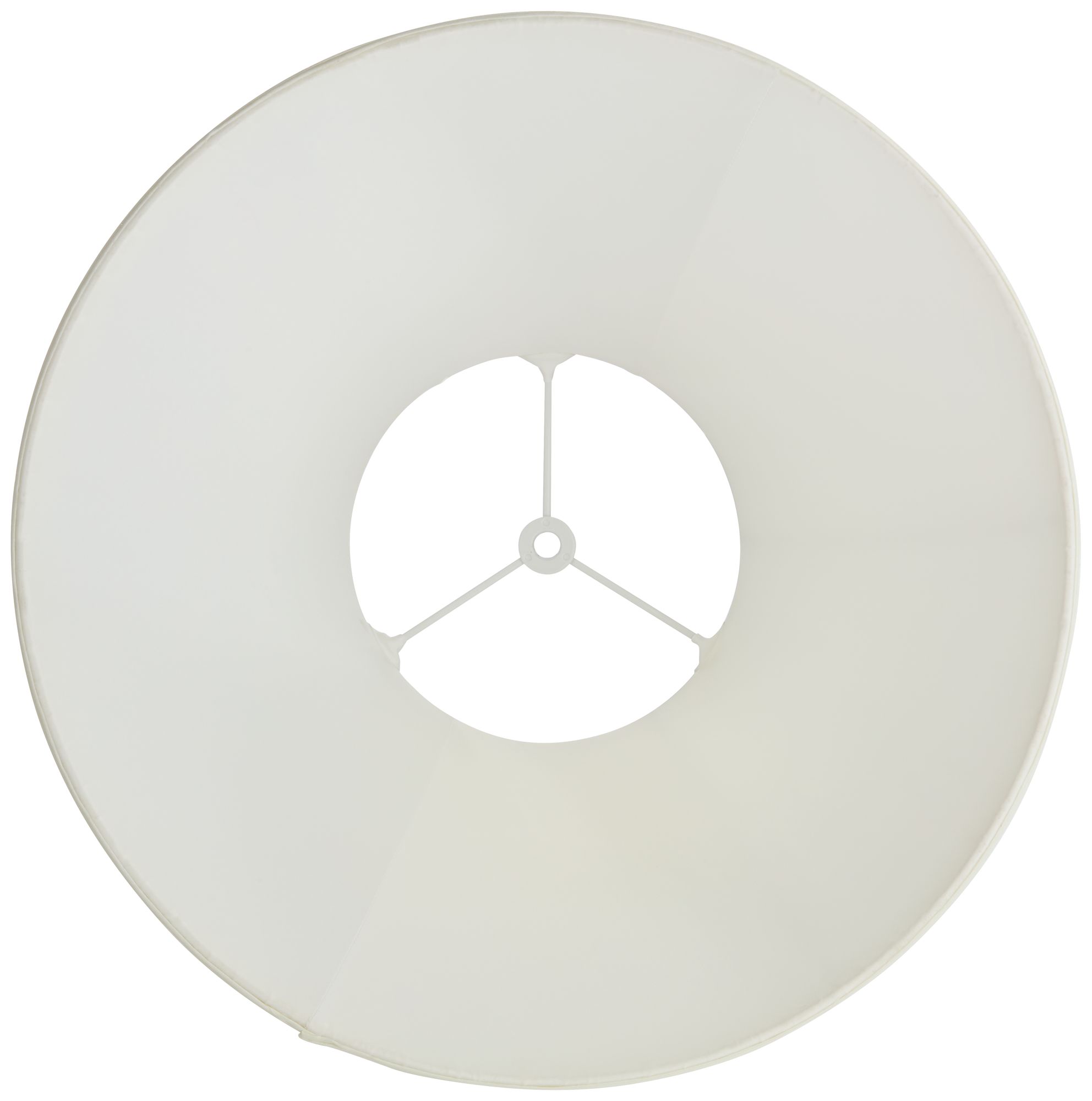 Springcrest Lidia Off-White Mushroom Pleated Empire Shade 7x16x12 (Spider)