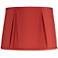Springcrest Linn Brick Red Pinch Pleat Lamp Shade 12x14.5x10.5 (Spider)