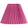 Springcrest Lita Pink Velvet Pleated Lamp Shade 7x15x10 (Spider)