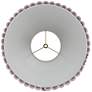5_Springcrest Lita Pink Velvet Pleated Lamp Shade 7x15x10 (Spider) more views