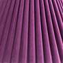 2_Springcrest Lita Purple Velvet Pleated Lamp Shade 7x15x10 (Spider) more views