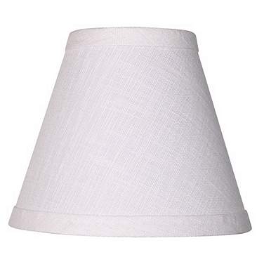 Springcrest Livi White Linen Mini Empire Shade 3x6x5 (Clip-On)