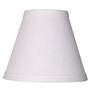 1_Springcrest Livi White Linen Mini Empire Shade 3x6x5 (Clip-On)