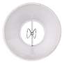 2_Springcrest Livi White Linen Mini Empire Shade 3x6x5 (Clip-On) more views