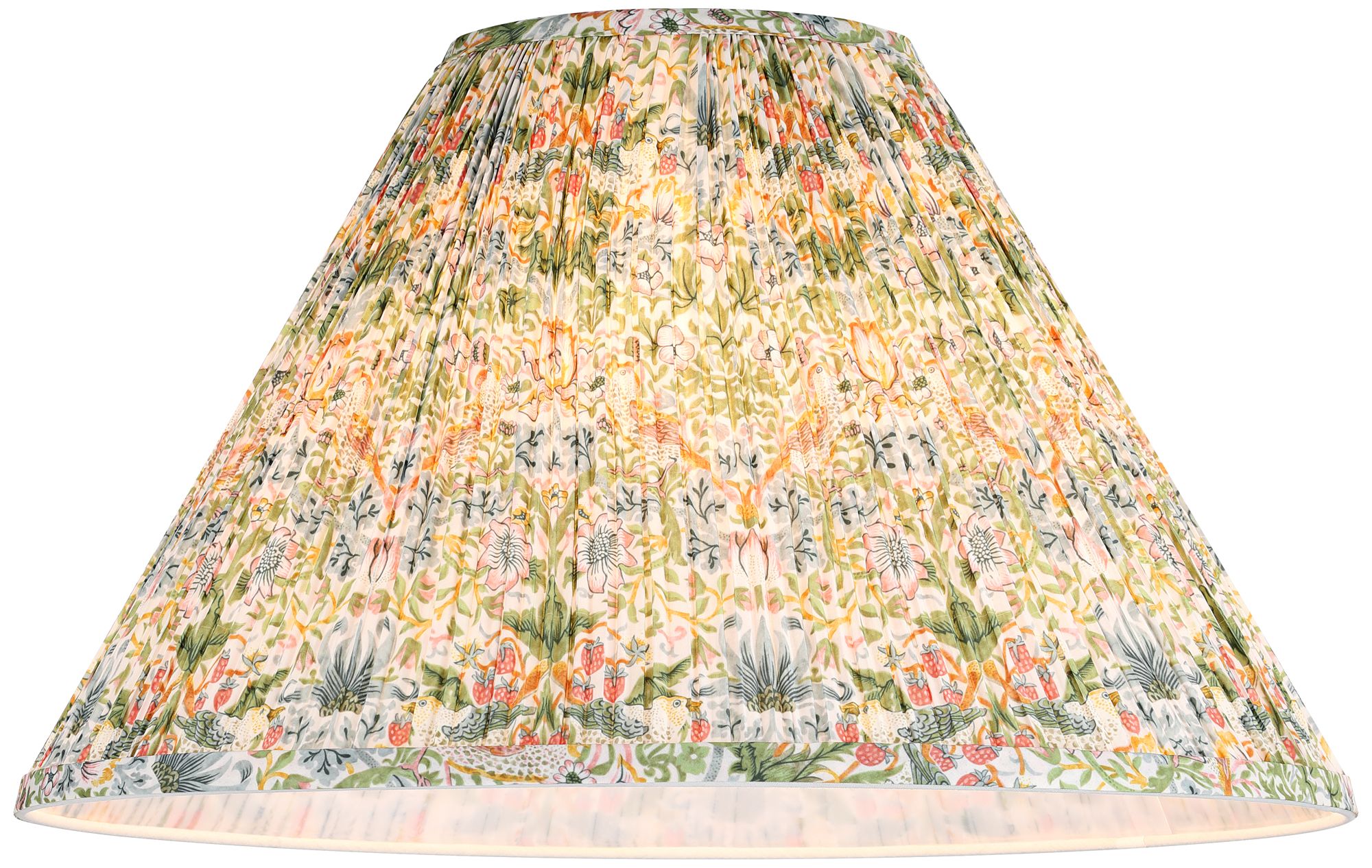 Image 3 Springcrest Lizzy Colors Floral Pleated Empire Shade 6x17x10x11.5 (Spider) more views