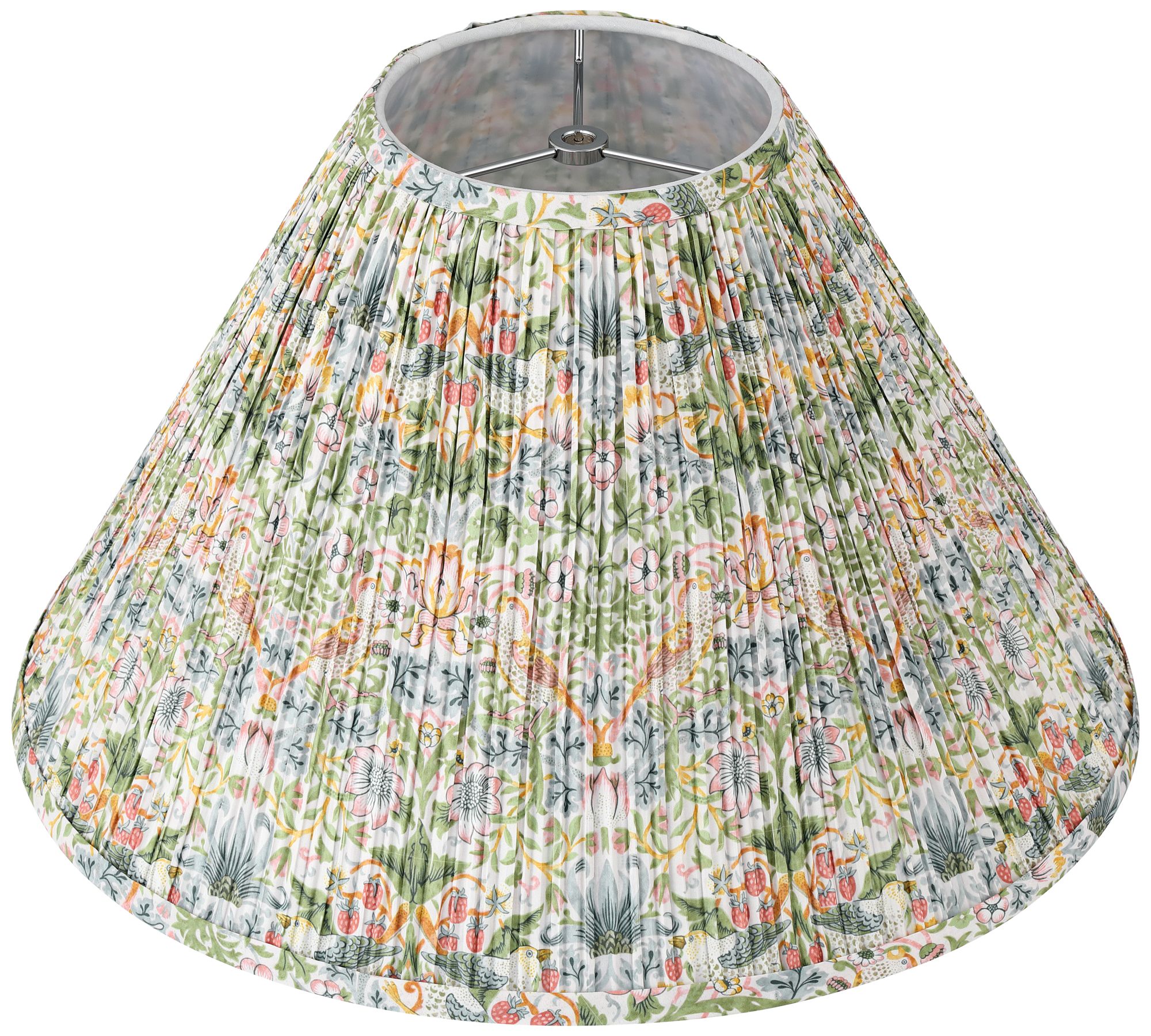 Image 4 Springcrest Lizzy Colors Floral Pleated Empire Shade 6x17x10x11.5 (Spider) more views