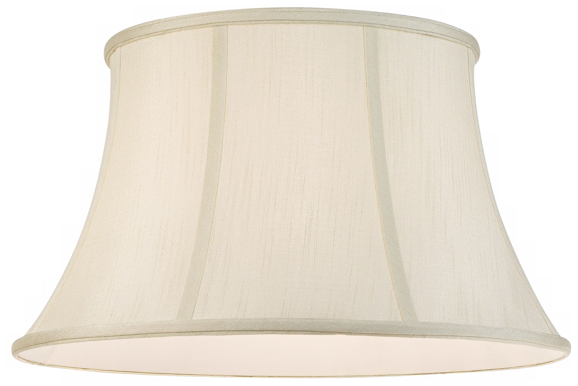 Image 4 Springcrest Lyman Creme Fabric Lamp Shade 13x19x11 (Spider) more views