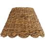 1_Springcrest Mambo Scalloped Water Grass Lamp Shade  7x15x9.5 (Spider)