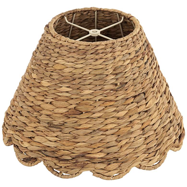 Image 4 Springcrest Mambo Scalloped Water Grass Lamp Shade 7x15x9.5 (Spider) more views