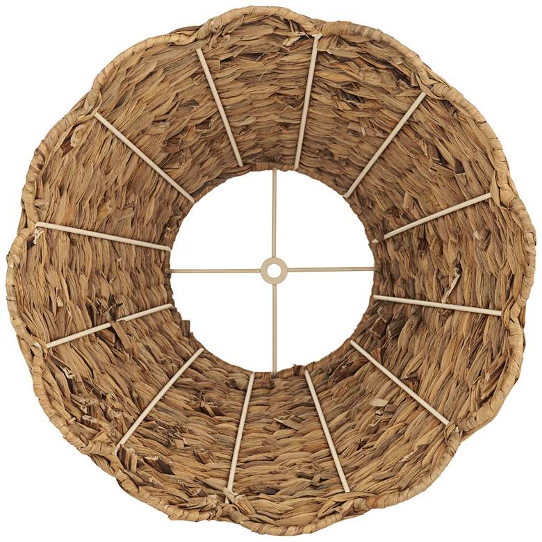 Image 5 Springcrest Mambo Scalloped Water Grass Lamp Shade 7x15x9.5 (Spider) more views