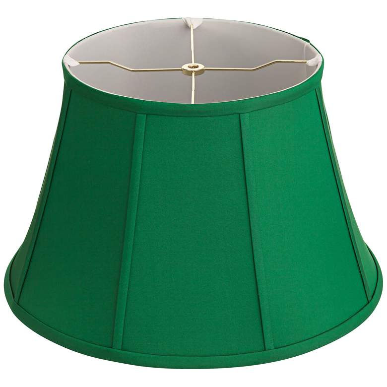 Image 4 Springcrest Mapo Emerald Green Empire Drum Shade 11x17x11 (Spider) more views