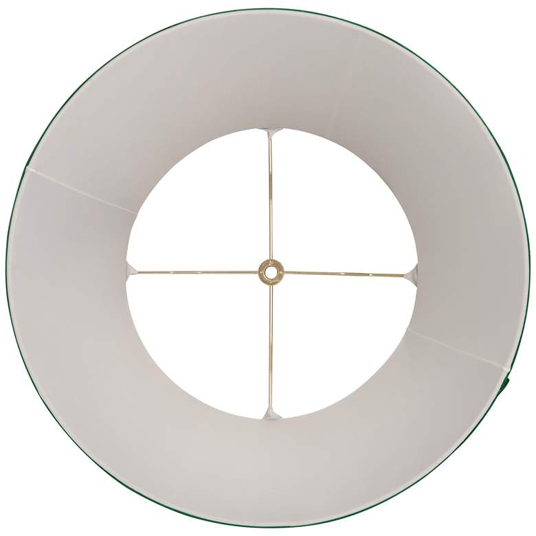 Image 5 Springcrest Mapo Emerald Green Empire Drum Shade 11x17x11 (Spider) more views