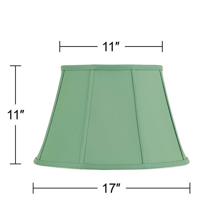 Image 7 Springcrest Mapo Green Softback Empire Lamp Shade 11x17x11 (Spider) more views
