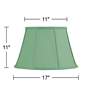 7_Springcrest Mapo Green Softback Empire Lamp Shade 11x17x11 (Spider) more views