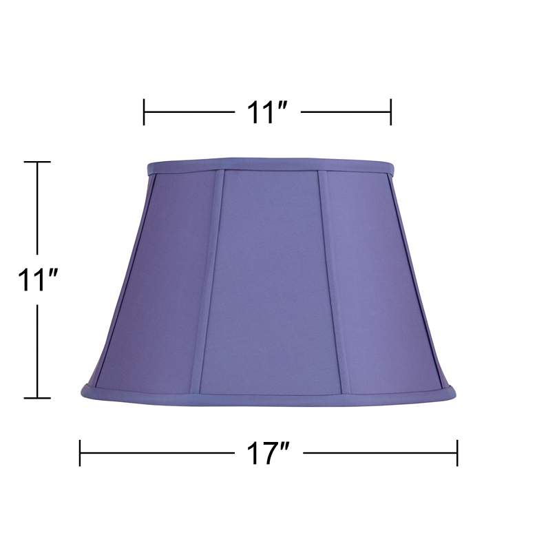 Image 7 Springcrest Mapo Lilac-Blue Empire Lamp Shade 11x17x11 (Spider) more views
