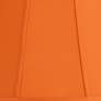 2_Springcrest Mapo Orange Softback Empire Lamp Shade 11x17x11 (Spider) more views