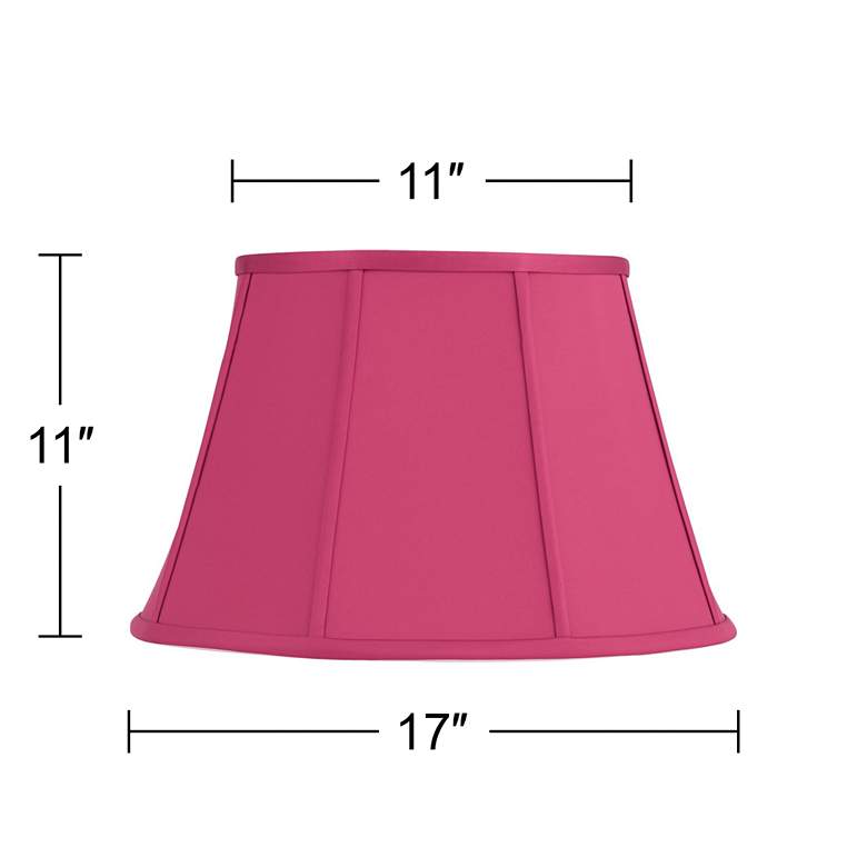 Image 7 Springcrest Mapo Pink Raspberry Empire Lamp Shade 11x17x11 (Spider) more views