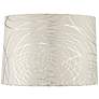 Thumbnail3 of Springcrest Marlee Off-White Silver Circles Drum Shade 15x16x11 (Spider)