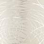 Thumbnail4 of Springcrest Marlee Off-White Silver Circles Drum Shade 15x16x11 (Spider) more views