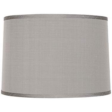 Springcrest Marlee Platinum Gray Faux Silk Lamp Shade 15x16x11 (Spider)