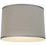 Thumbnail4 of Springcrest Marlee Platinum Gray Faux Silk Lamp Shade 15x16x11 (Spider) more views